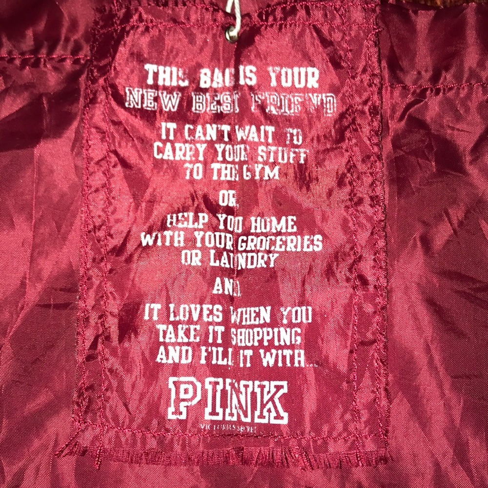 RARE HTF RETRO VINTAGE Victoria’s Secret Pink bag - Picture 3 of 5